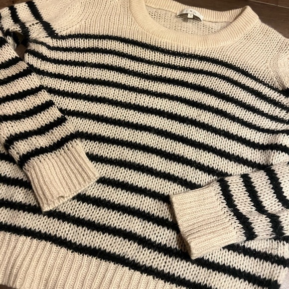 IRO Somk Striped Knitted Alpaca Wool Sweater - Picture 2 of 5